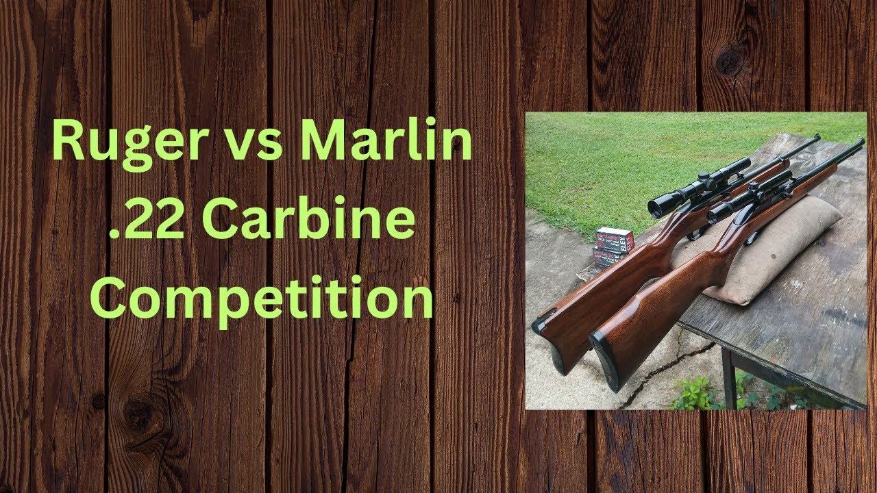 .22 Carbine Competition Ruger 1022-vs-Marlin 60