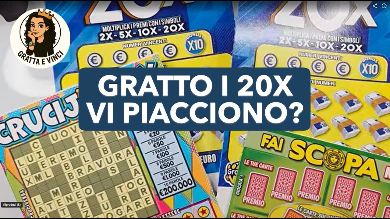 🍀🍀 Gratta e vinci mix con due 20X🍀🤩🤞 Regina #grattaevinci #grattaevincidelgiorno