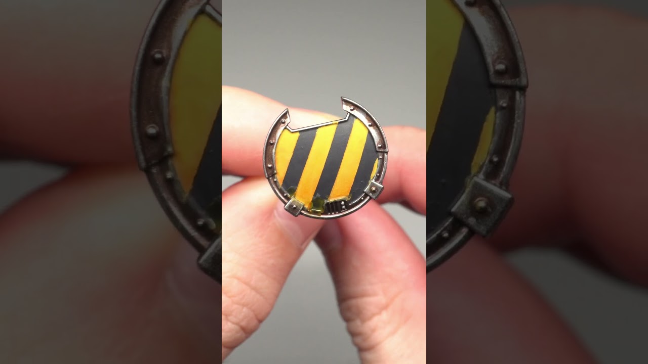 How To Paint Hazard Stripes - Iron Warrior Style