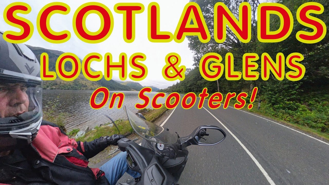 500 mile. Scooter wild camp Vlog to Great Cumbrae, Inverclyde, Arghyll & Trossacks. See Vlog Warning