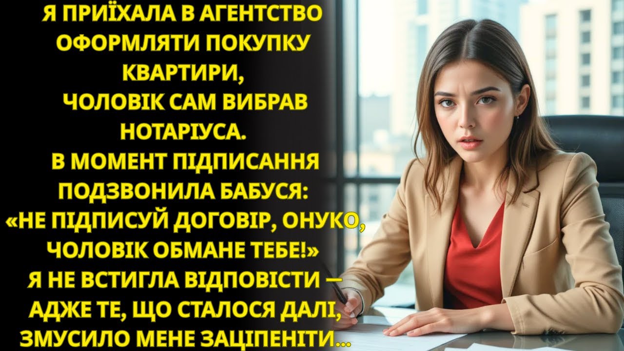 У день купівлі квартири бабуся подзвонила «Не підписуй договір!» А коли прочитала — зніміла…