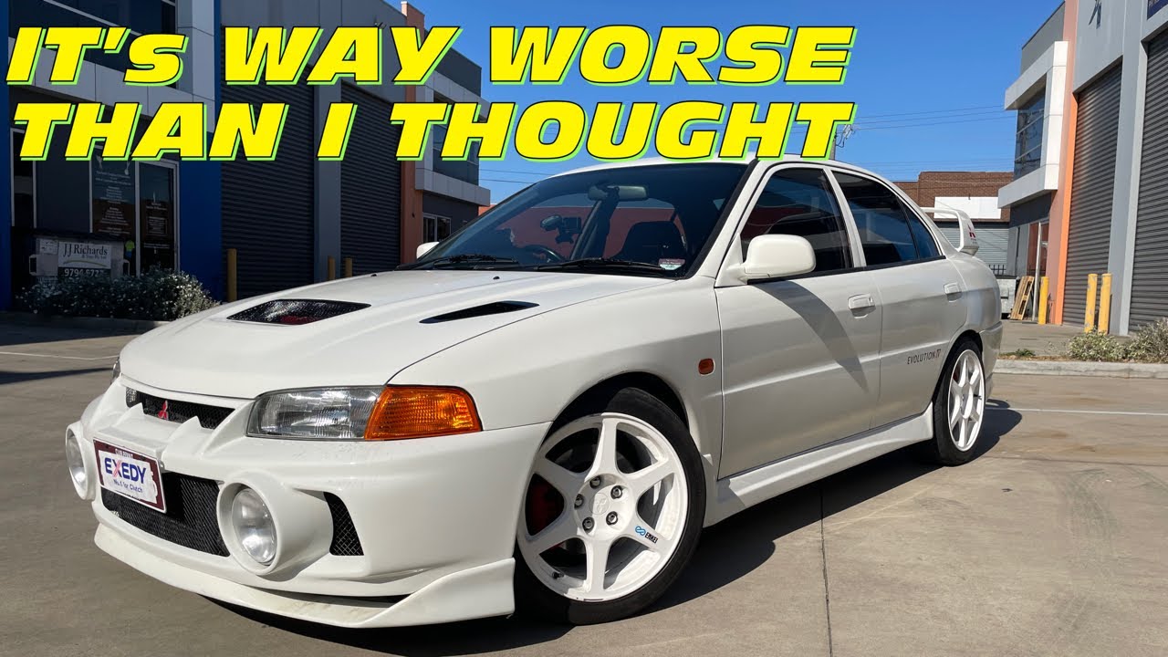 Новый проект — восстановление заброшенного Mitsubishi Evolution IV. Часть 1.