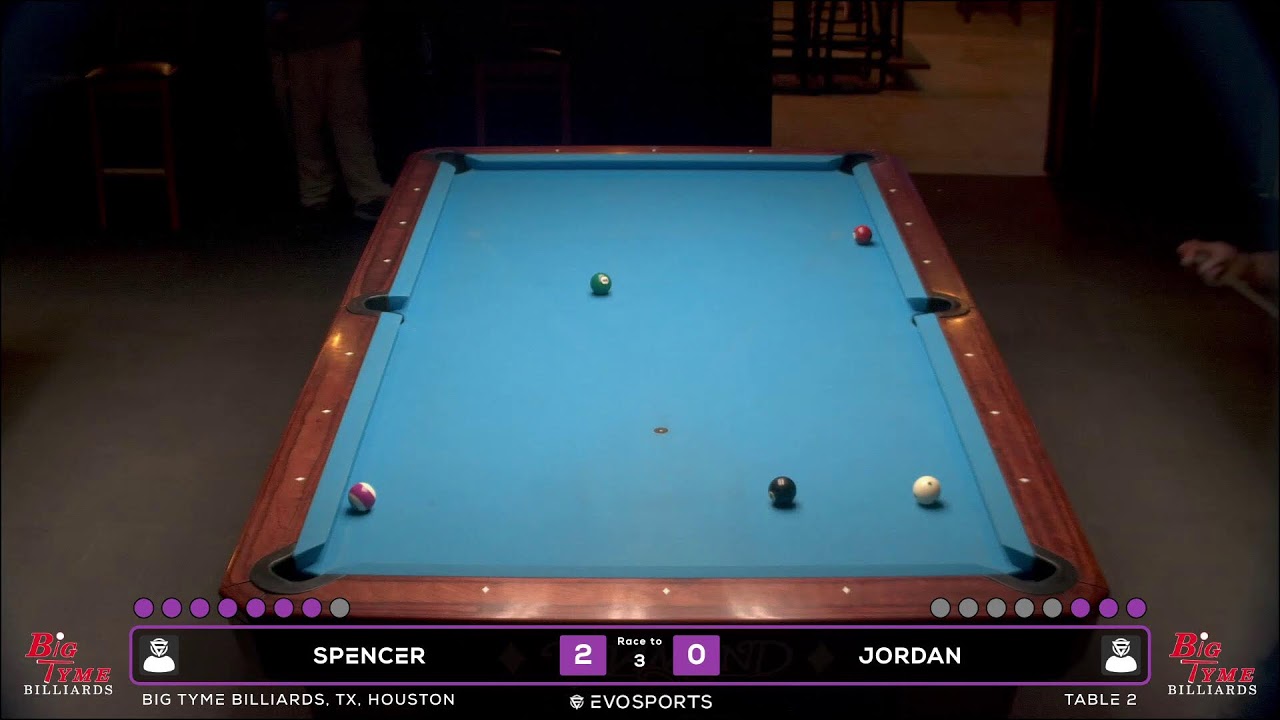 SPENCER vs JORDAN  - BIG TYME BILLIARDS - TABLE 2 | EvoSports