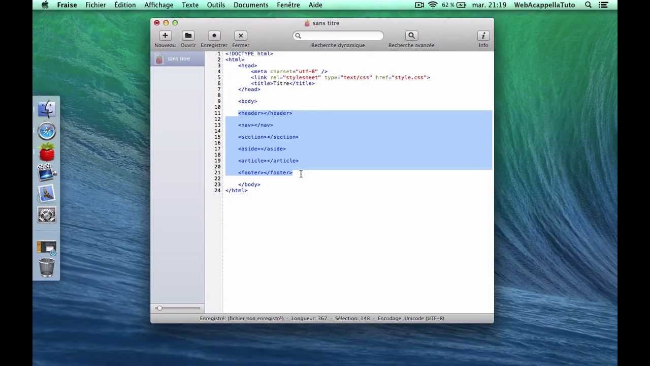 [HD - Tuto] Créer son site internet avec HTML et CSS (initiation)