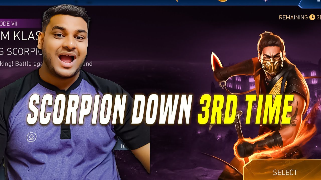 Scorpion Down for the 3rd time | Realm Klash | Solo raids | Heroic 7 | Injustice 2 Mobile