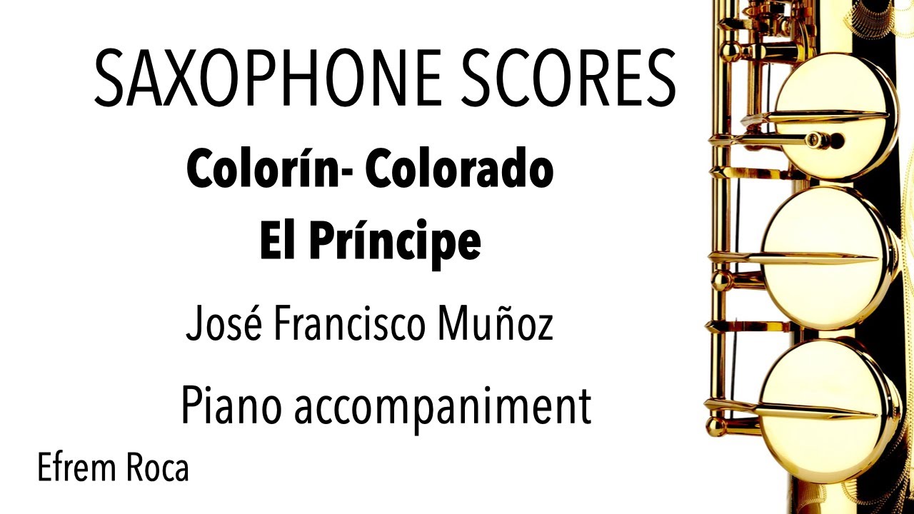 Colorin Colorado El pr&iacute;ncipe, Jos&eacute; Francisco MU&Ntilde;OZ, Piano accompaniment