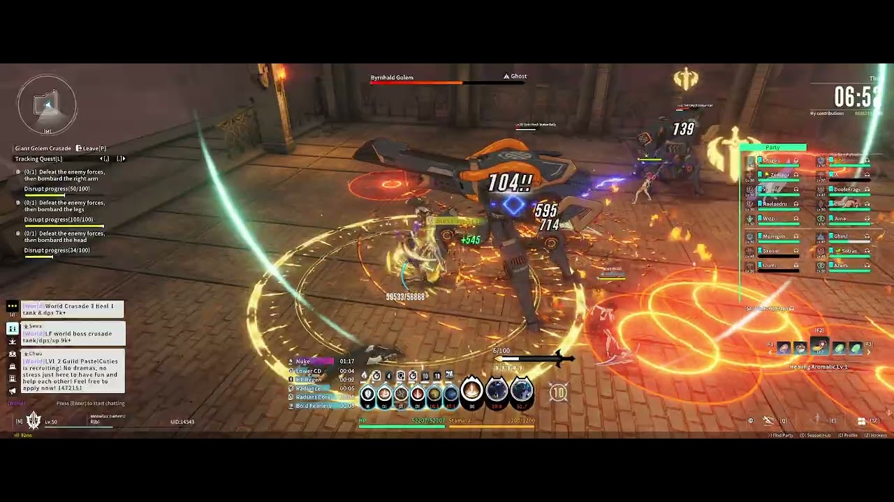 World Boss Crusade (Giant Mecha) (Shield Knight POV) - Blue Protocol: Star Resonance