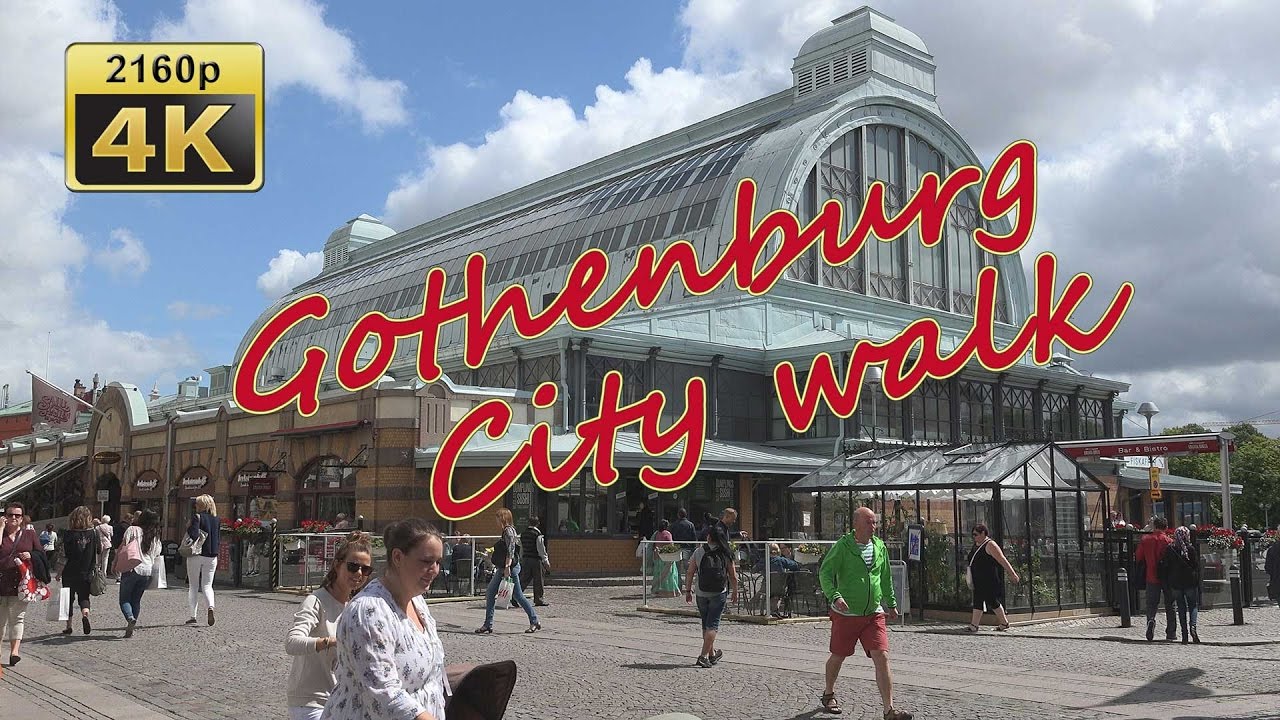 Gothenburg, City Walk - Sweden 4K Travel Channel