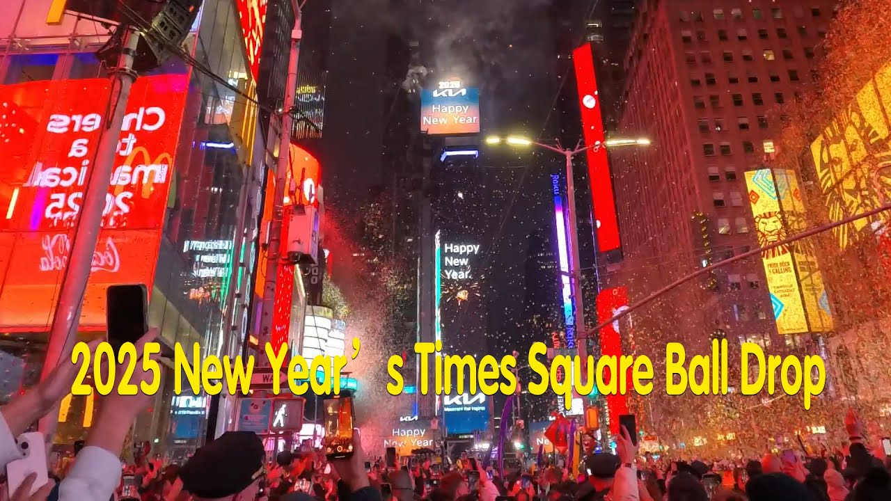 2025 New Year’s Times Square Ball Drop