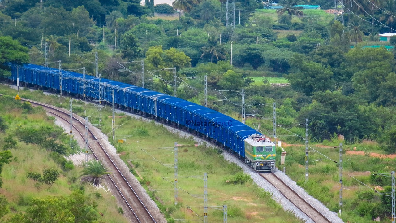 10 in 1 Diesel & Electric Freight Train Videos of Indian Railways - 5 | Military ( Defence ) Train