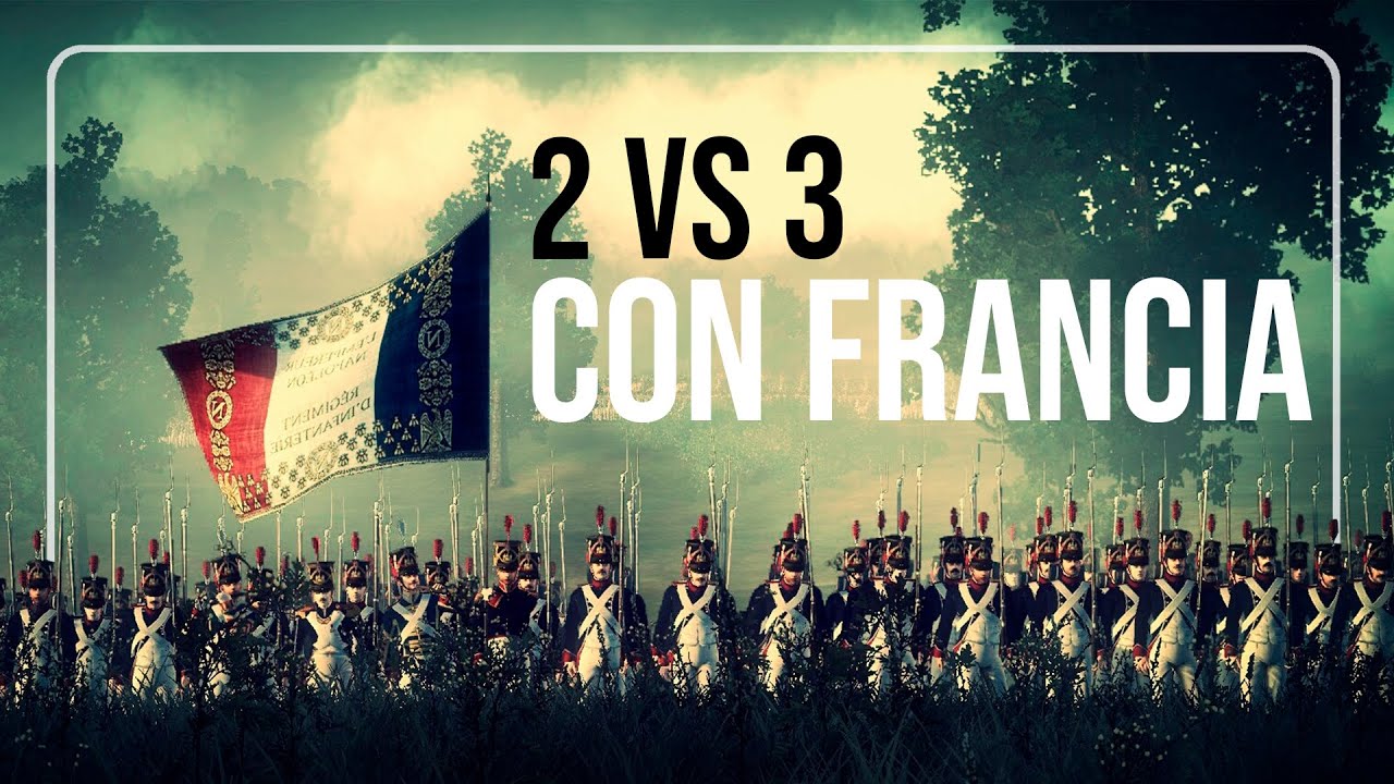 ¿¡Francia no se rinde!? 2 vs 3 ÉPICO en Napoleon Total War