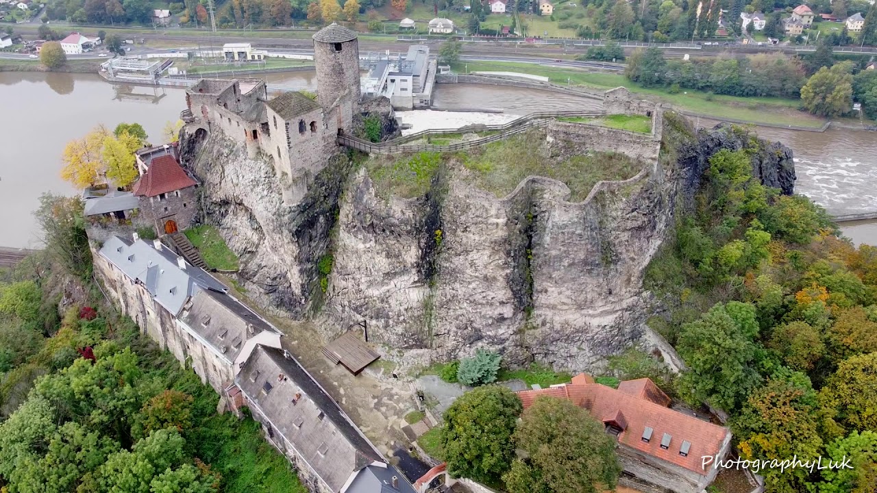 Hrad Střekov //Castle Strekov// #Drone ; #czech