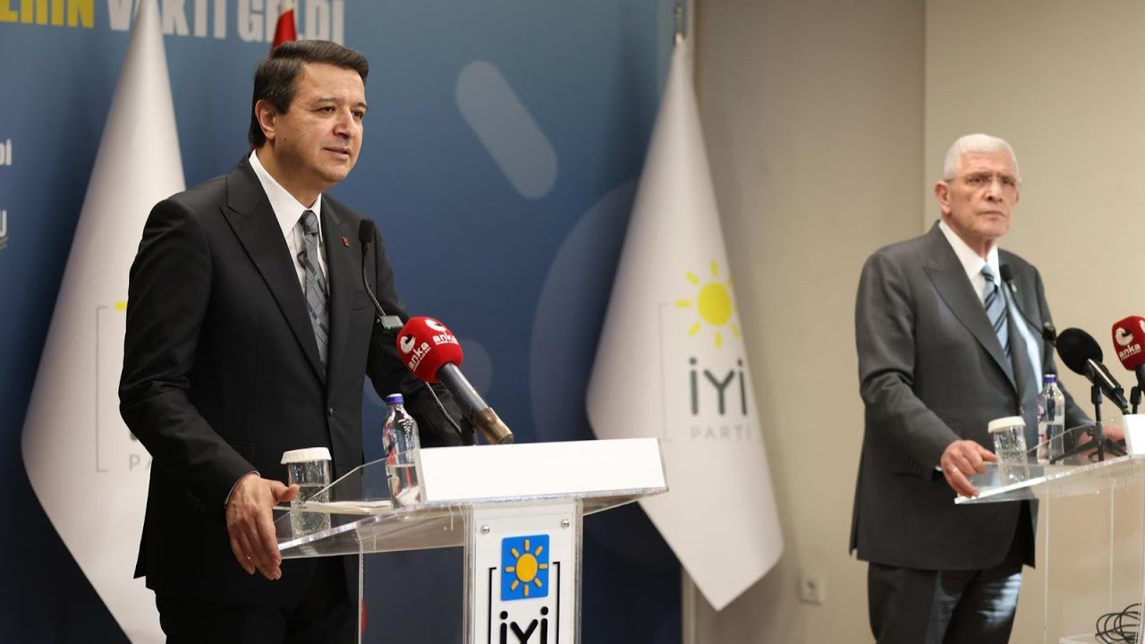 Genel Başkanımız Mahmut Arıkan ve İYİ Parti Genel Başkanı Müsavat Dervişoğlu  açıklama yapıyor.
