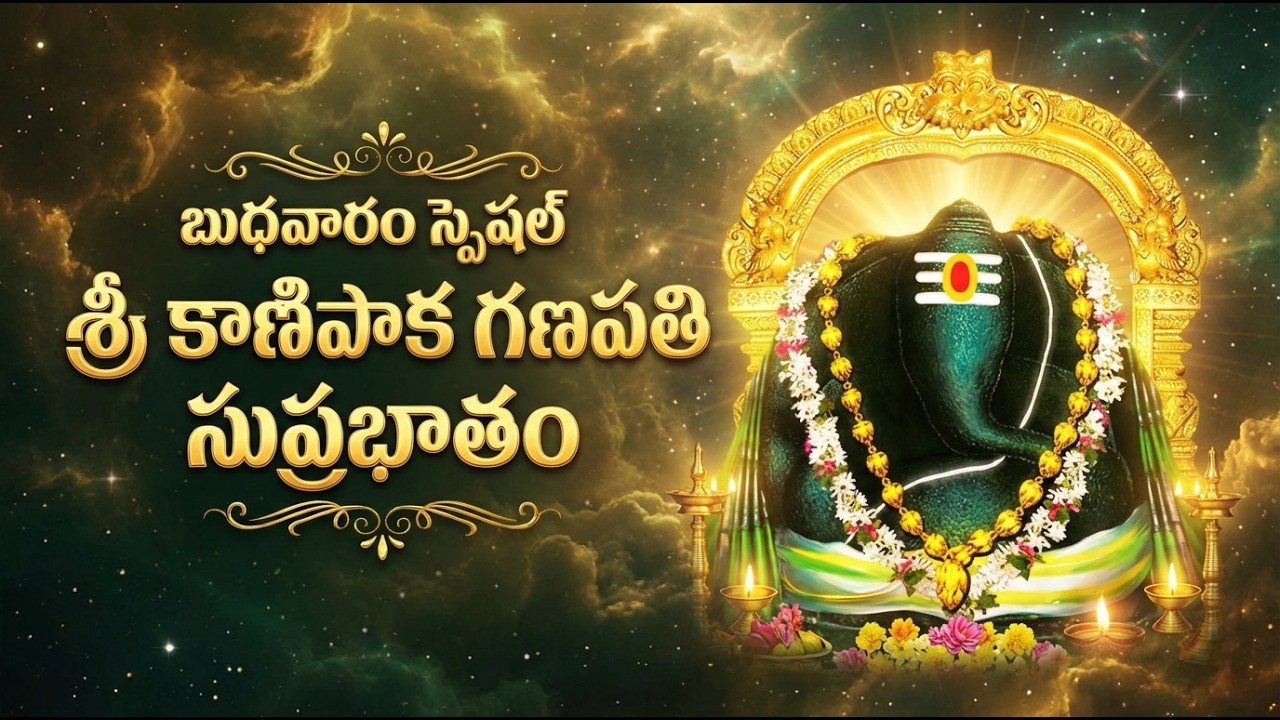 Sri Kanipaka Vinayaka Suprabhatham | Powerful Ganesh Suprabhatam Telugu | వినాయక సుప్రభాతం