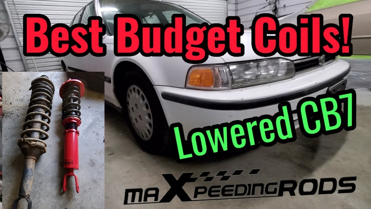 Budget Honda Accord Gets Budget Coilovers | MaxPeedingRods SPONSORED Us!!