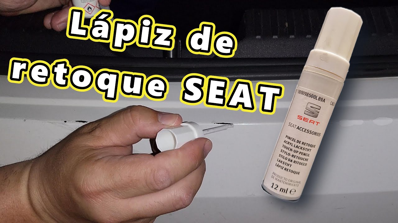 COMO ELIMINAR ARAÑAZOS DEL COCHE FACIL Y BARATO Seat León retoque de pintura 🚗👨🏼‍🎨