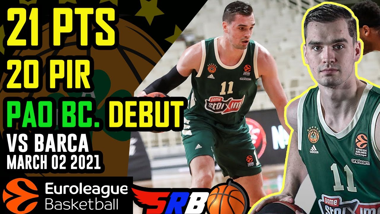 MARIO HEZONJA 21 points ● PAO debut | Panathinaikos - Barcelona | Full highlights | 02.03.2021