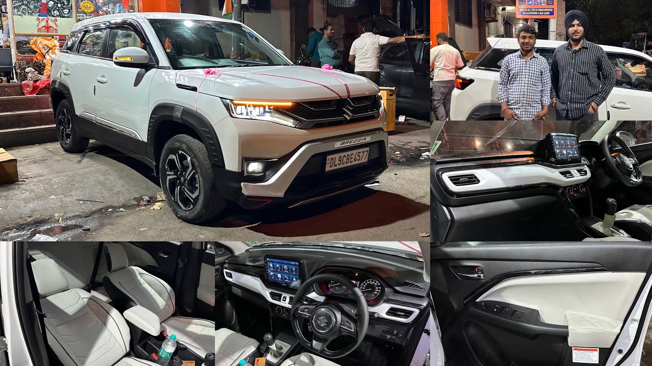 brezza modified | Brezza से अच्छा कुछ नही | Brezza lxi modification 2024 | Brezza luxury seat covers