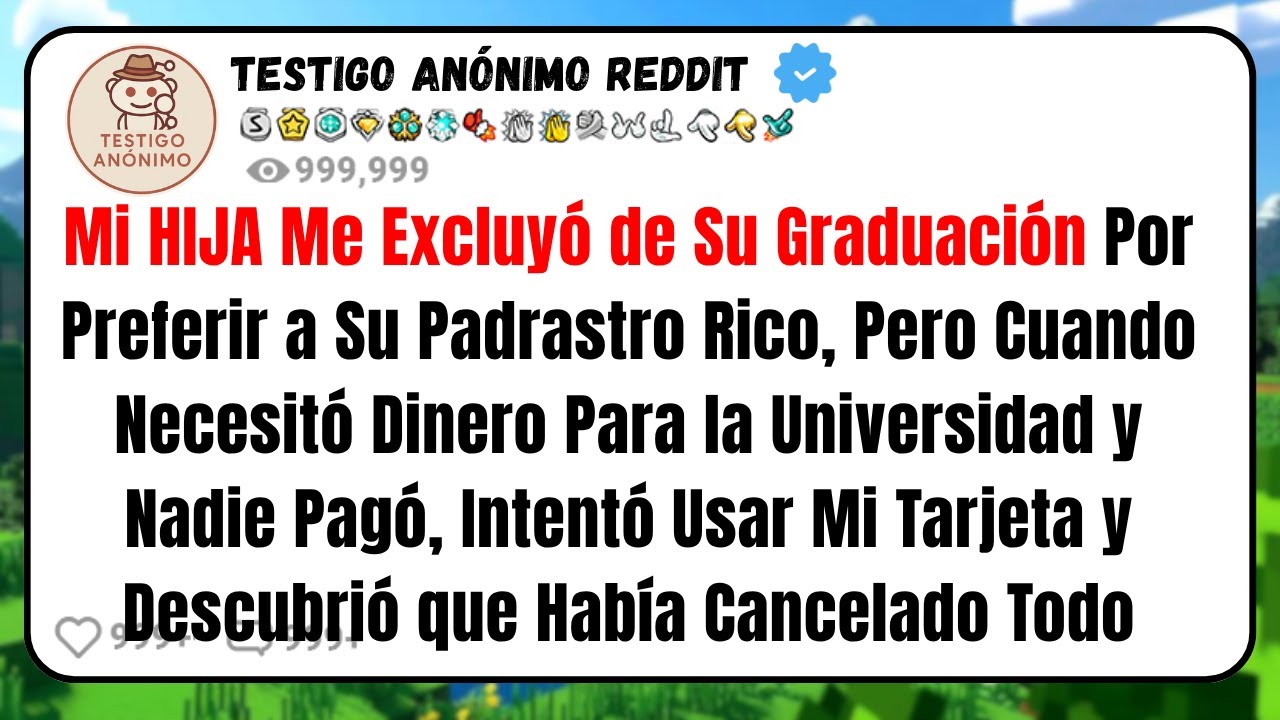 Mi HIJA Me Excluyó de Su Graduación Por Preferir a Su Padrastro Rico, Pero Cuando Necesitó Dinero...
