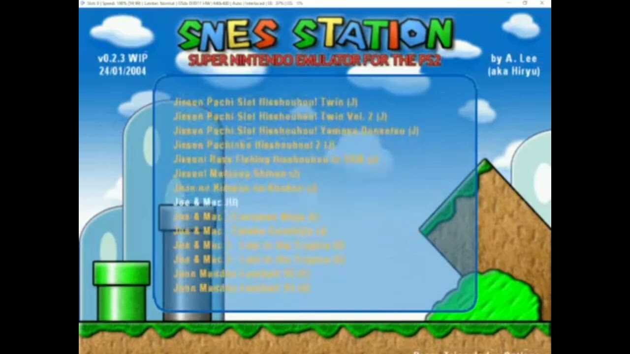 Snes Station Ps2 iso Pcsx2 o flashback dos retro games relembrando nostalgia
