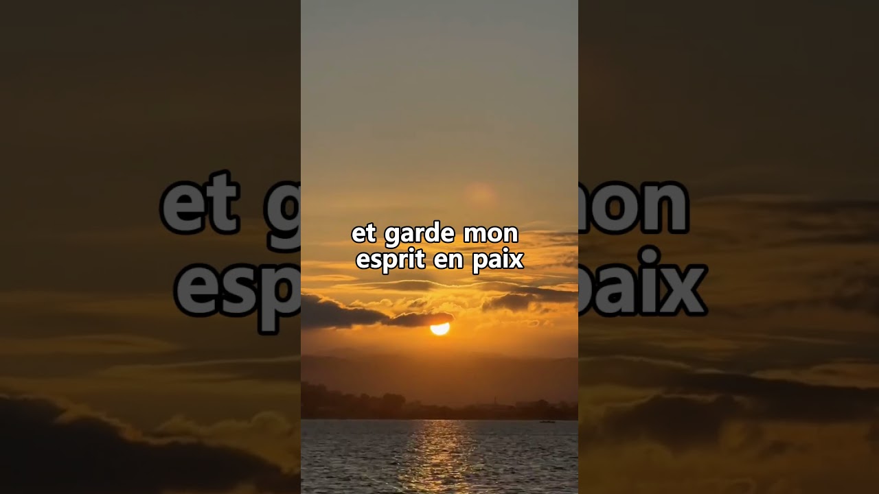 prends un moment de paix pour commencer ta journée 🙏