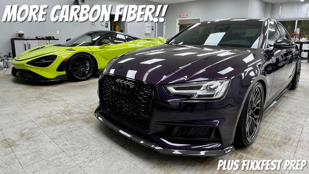 B9 S4 - Carbon Imports Diffuser Install - Fixxfest Prep