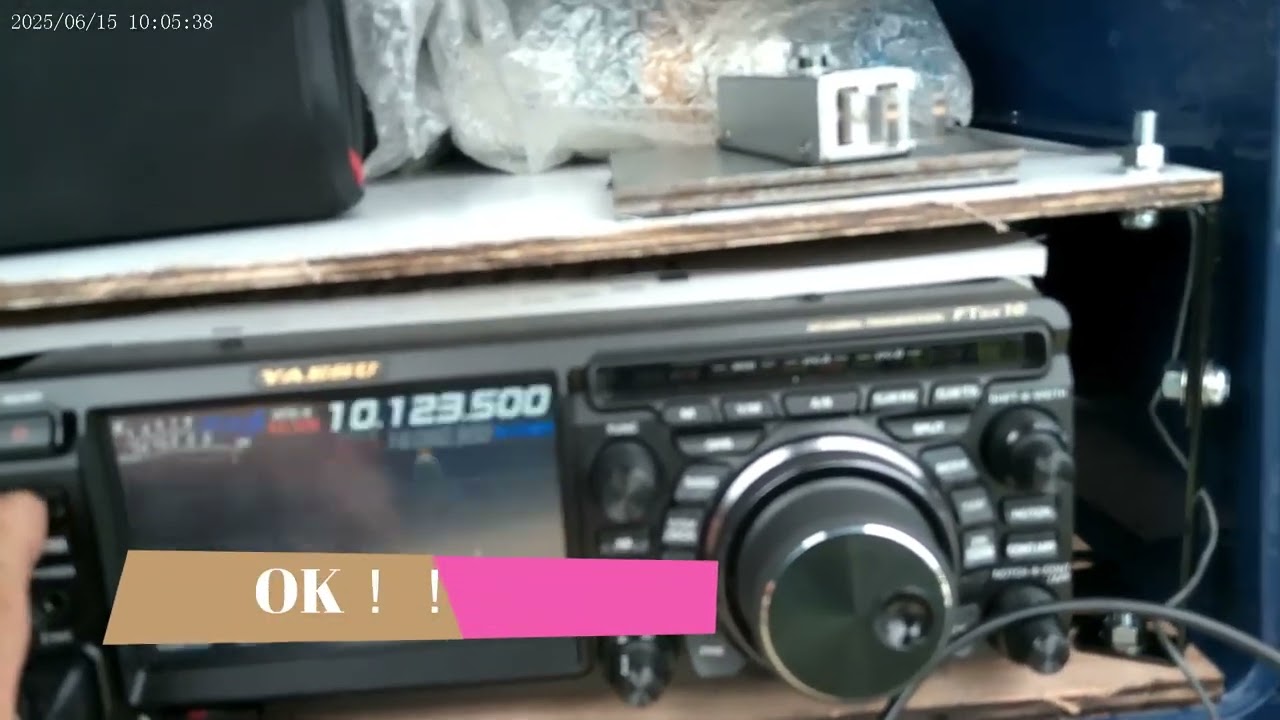 FC40のアースをカウンターポイズからアース棒に変更　JQ2VGG