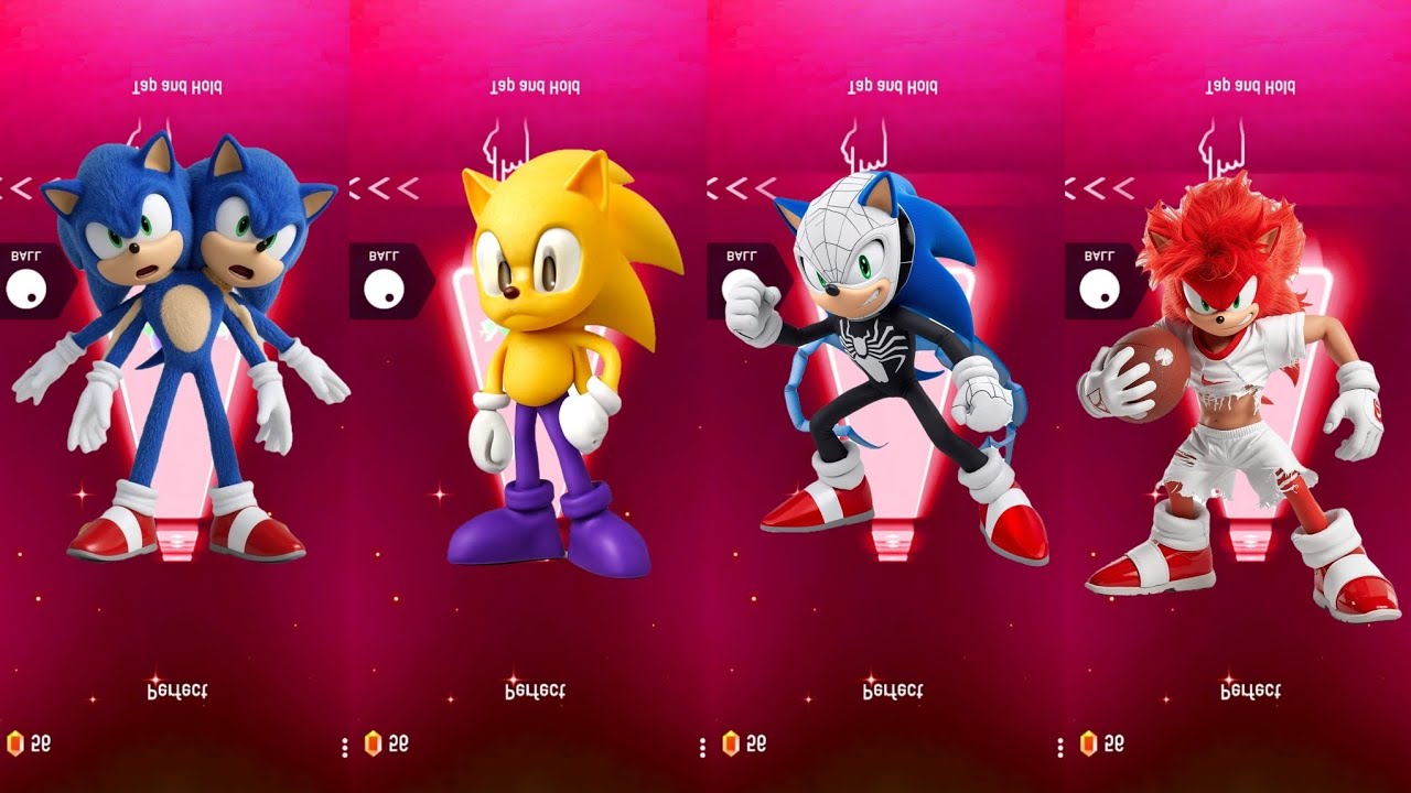Sonic Prime 🌐 TILES HOP EDM RUSHUnforgettable Team Play with Sonic,Shadow, Amy Rose, and Dr Eggman