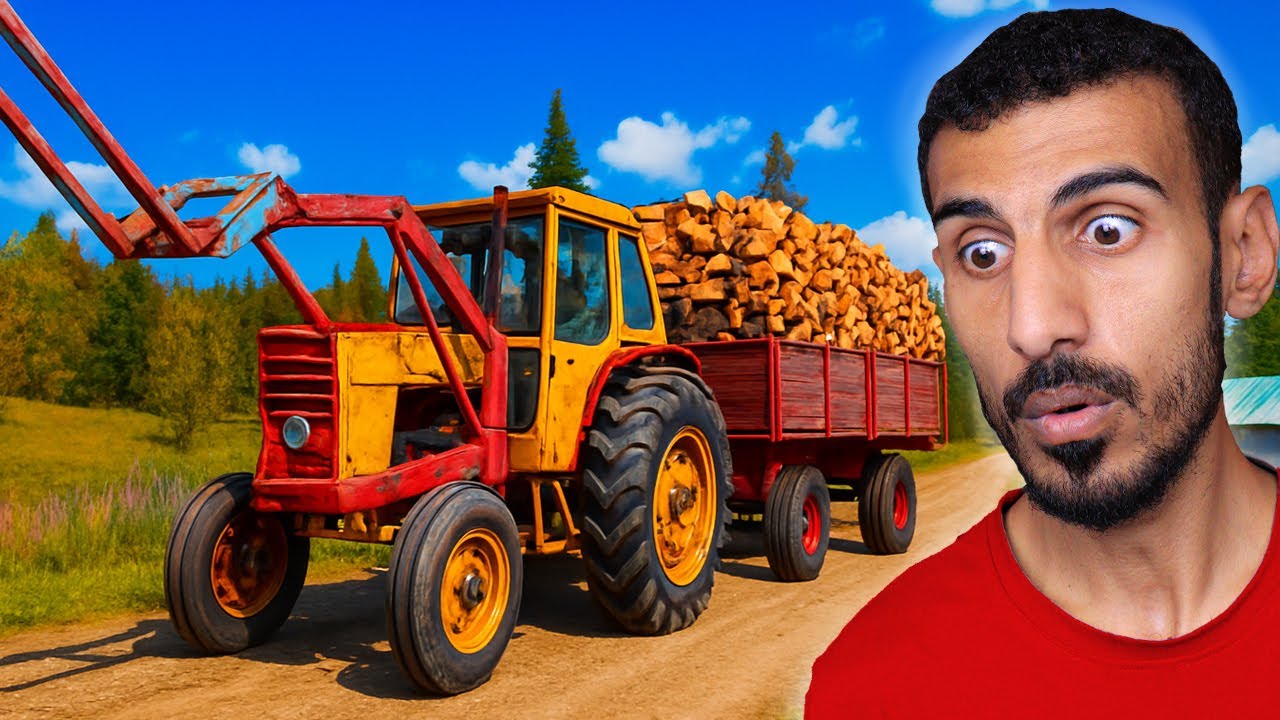 حياة البلدة #3 : اشتغلت في بيع الحطب حتى اصلح سيارتي| My Summer Car