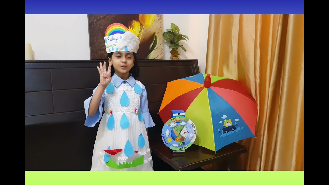 Rainy Season,#Fancy Dress Activity by #Nakshita...