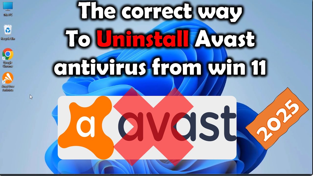 how to uninstall avast antivirus from windows 11