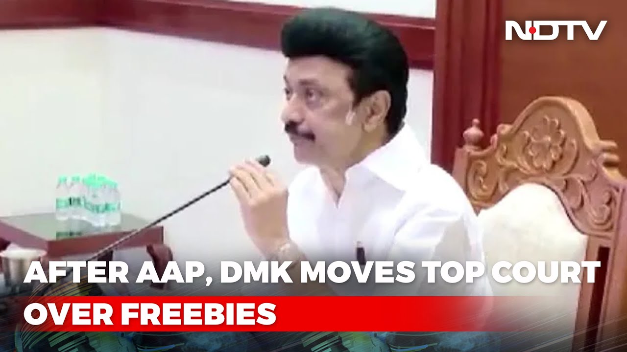 MK Stalin's DMK Goes To Supreme Court, Challenges Definition Of Freebies