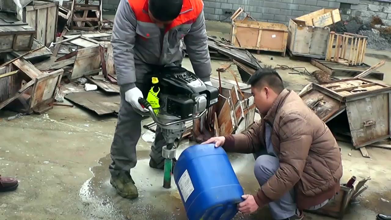 Coring and drilling by backpack drill rig--patented product of Shandong Hengwang Group Co., Ltd.