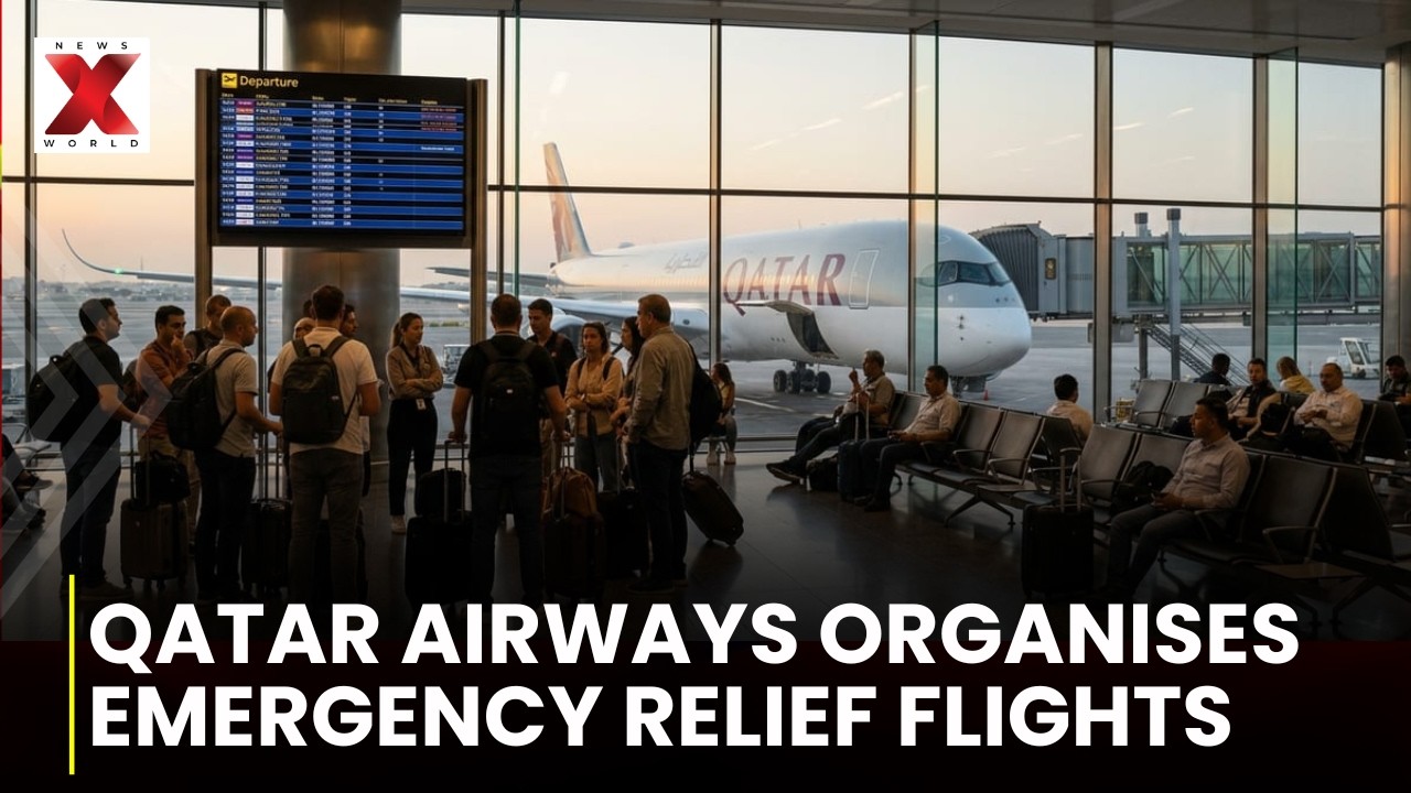 Qatar Airways Launches Repatriation Flights From Doha Amid Airspace Closure | newsX World
