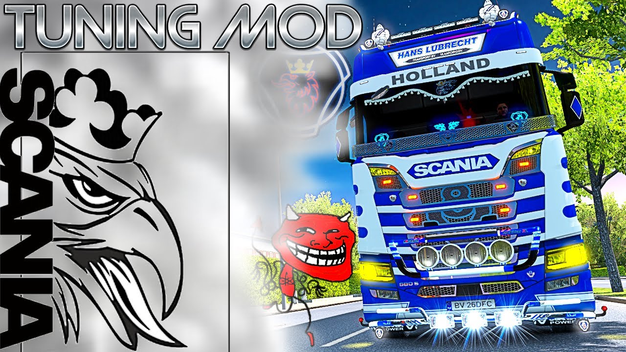 🔛SCANIA NEXT GEN TUNING MOD ETS2 1.37🔛 #SCANIA #TUNING #V8