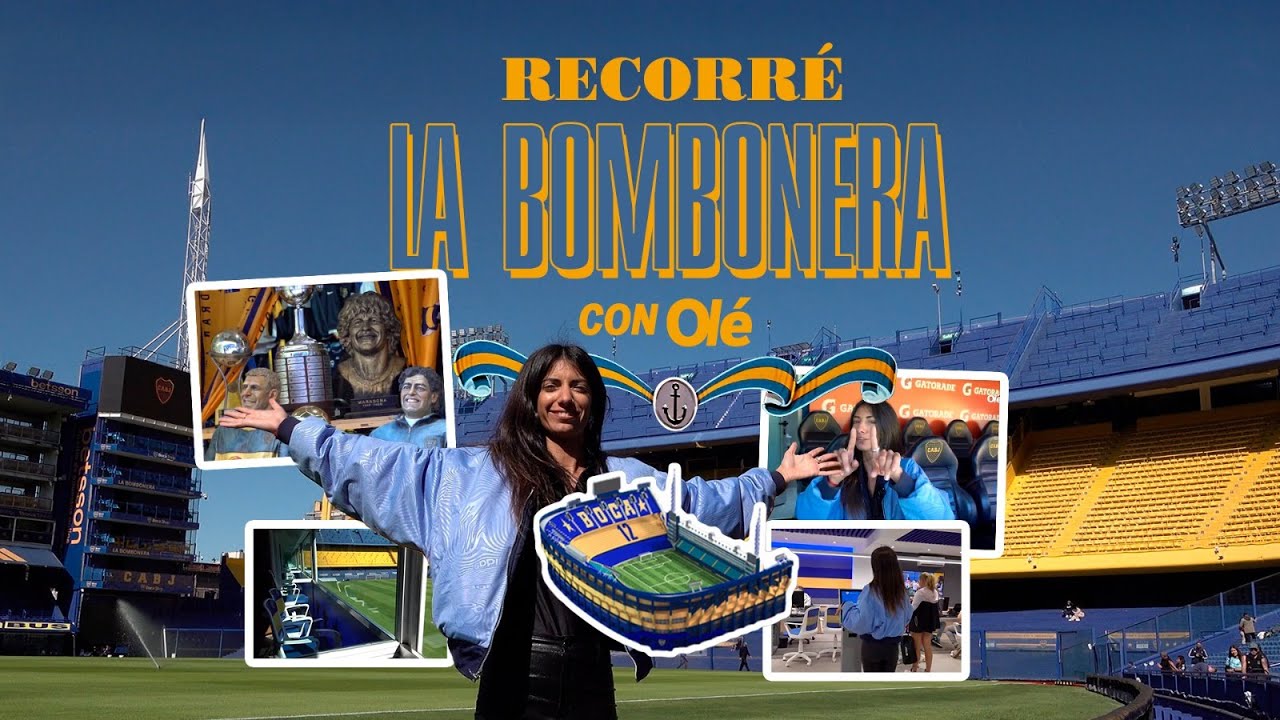 Un RECORRIDO EXCLUSIVO por la BOMBONERA: vestuarios, palcos, obras y mucho más del mundo BOCA