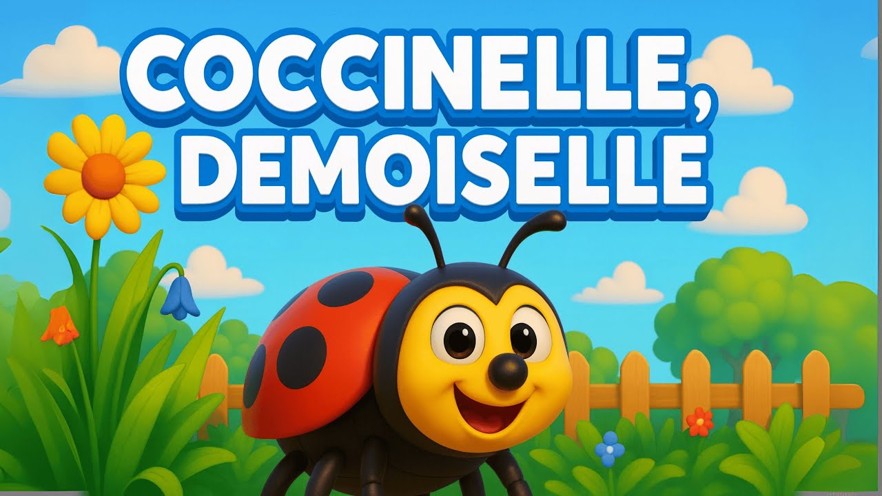 Coccinelle, Demoiselle 🐞🌸 ! Comptine pour Enfants 🎶