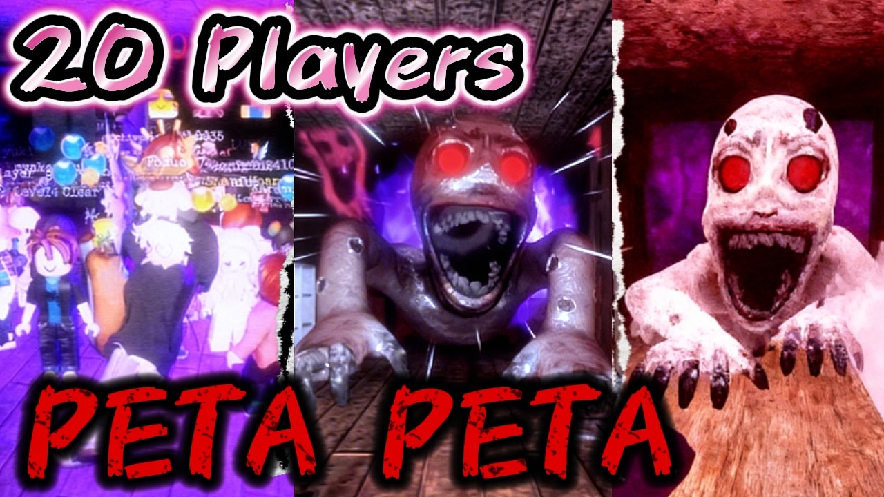 【20人vsスーパーハード😱】最難易度の『ペタペタ様』がこんなに虐められるとはw😂「Roblox PETAPETA」