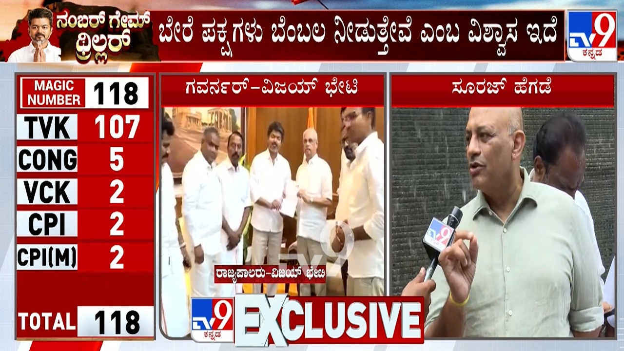 Tamil Nadu Political Crisis: TN  Congress Incharge Suraj Hegade Reacts To TV9