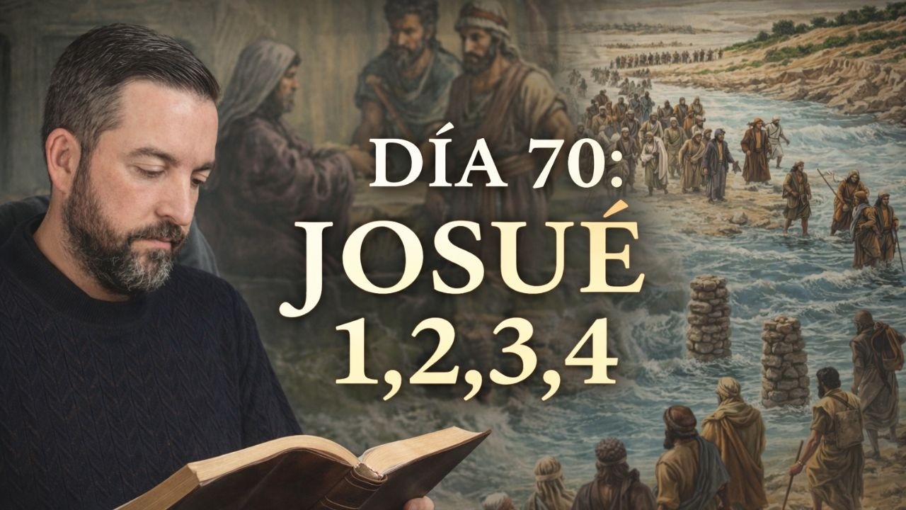 DÍA 70 - Josué 1,2,3,4 / La Biblia en 1 Año / Juan Manuel Vaz