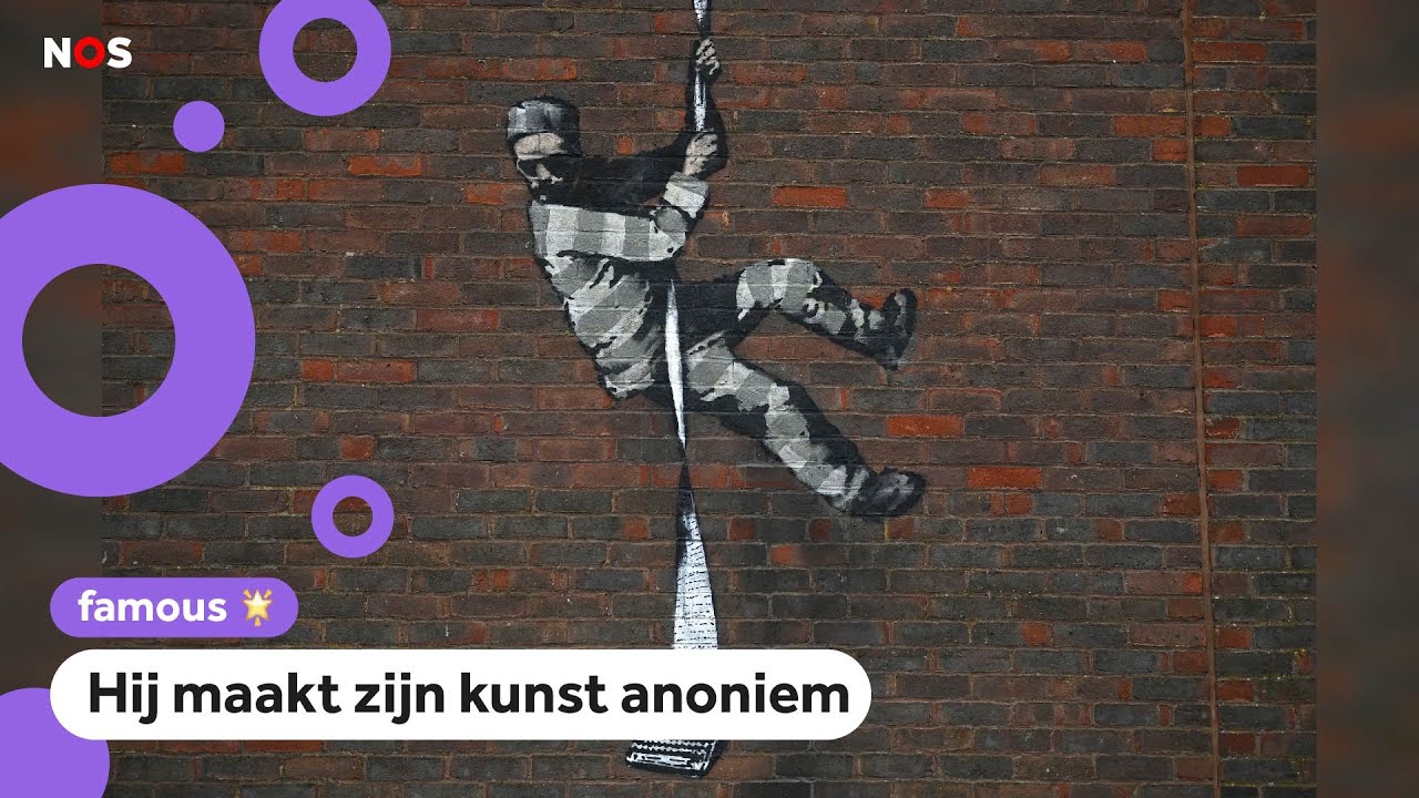 Geheimzinnige Banksy vertelt hoe hij zijn kunst maakt