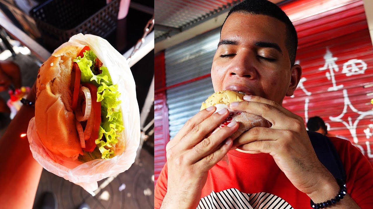 Provando HAMBÚRGUER DE RUA em João Pessoa