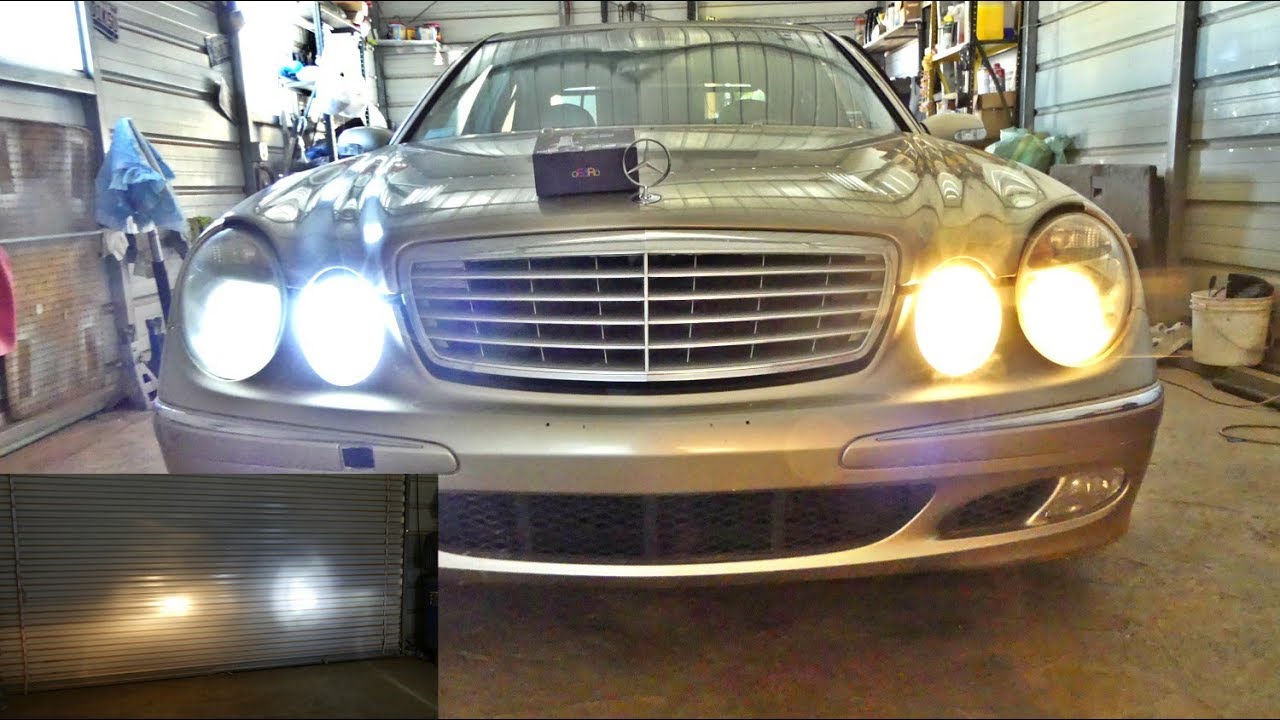 MERCEDES W211 LED HEADLIGHT BULBS