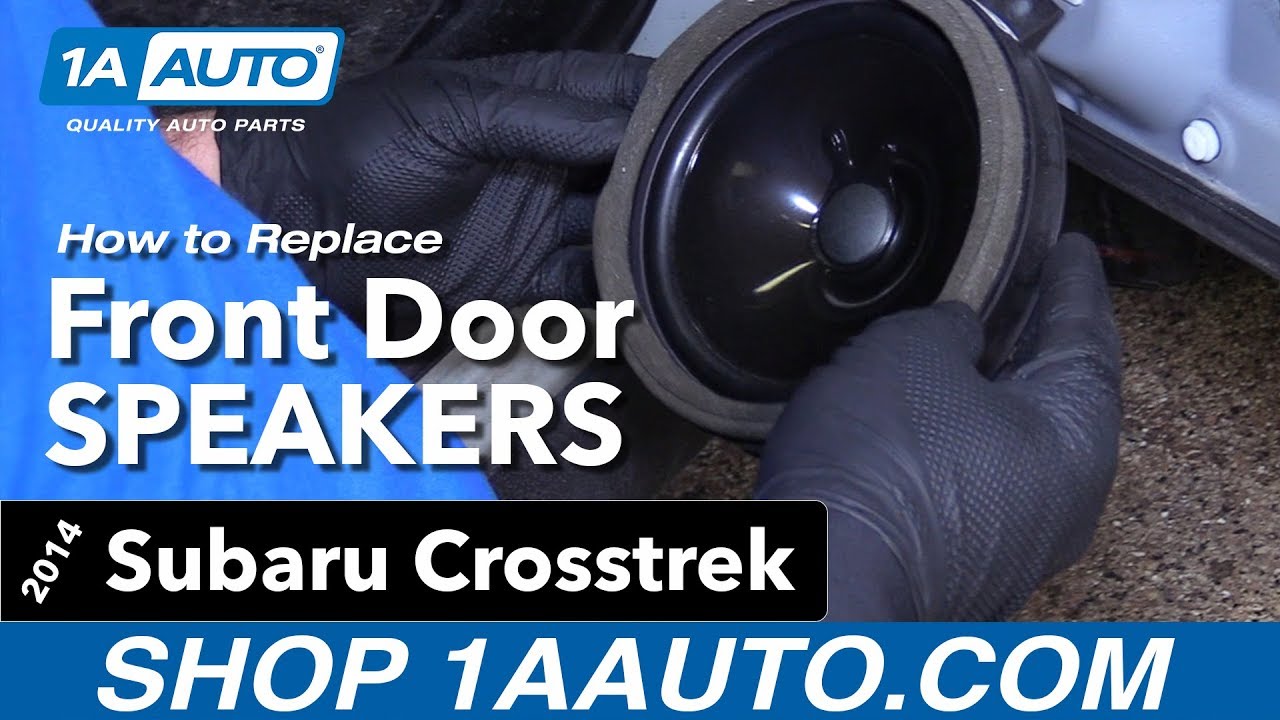 How to Replace Front Door Speakers 14-17 Subaru Crosstrek