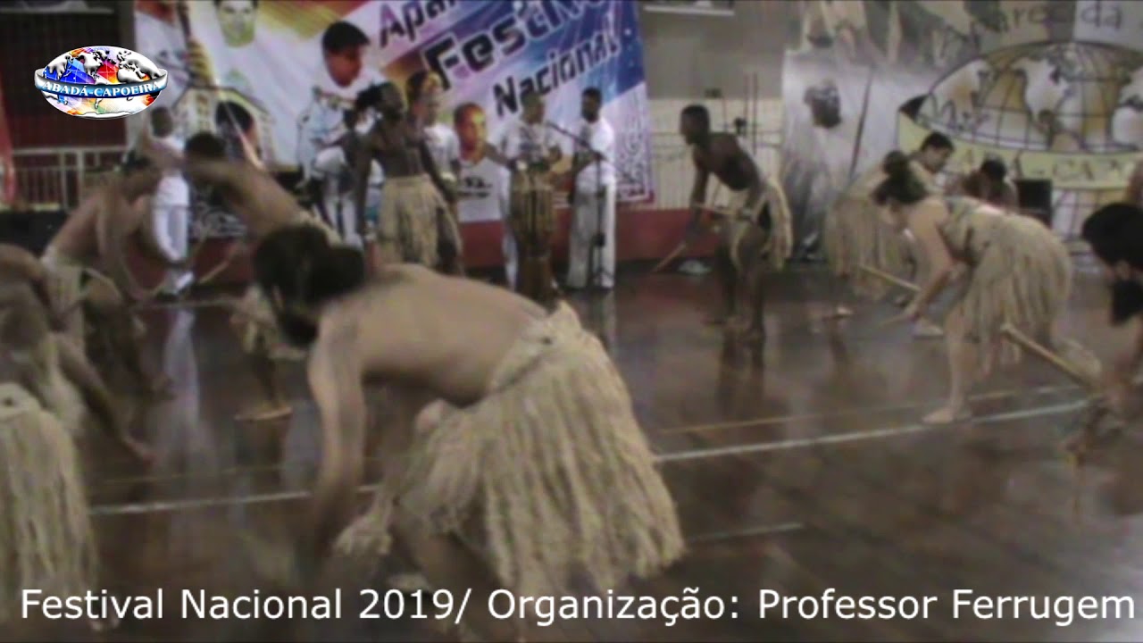 Festival Nacional da arte Capoeira 2019 em Aparecida - Apresentação de Maculelê