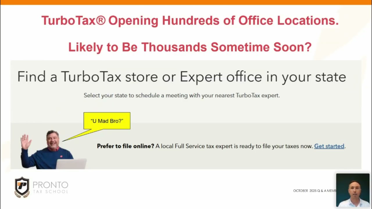TurboTax Is Opening Offices? Tax Pros React!