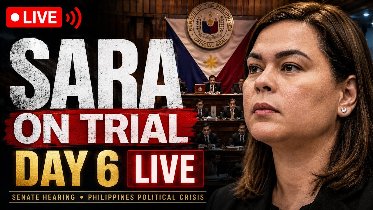 Sara Duterte Impeachment Trial LIVE | Day 6 Senate Hearing | Philippines Political Crisis LIVE
