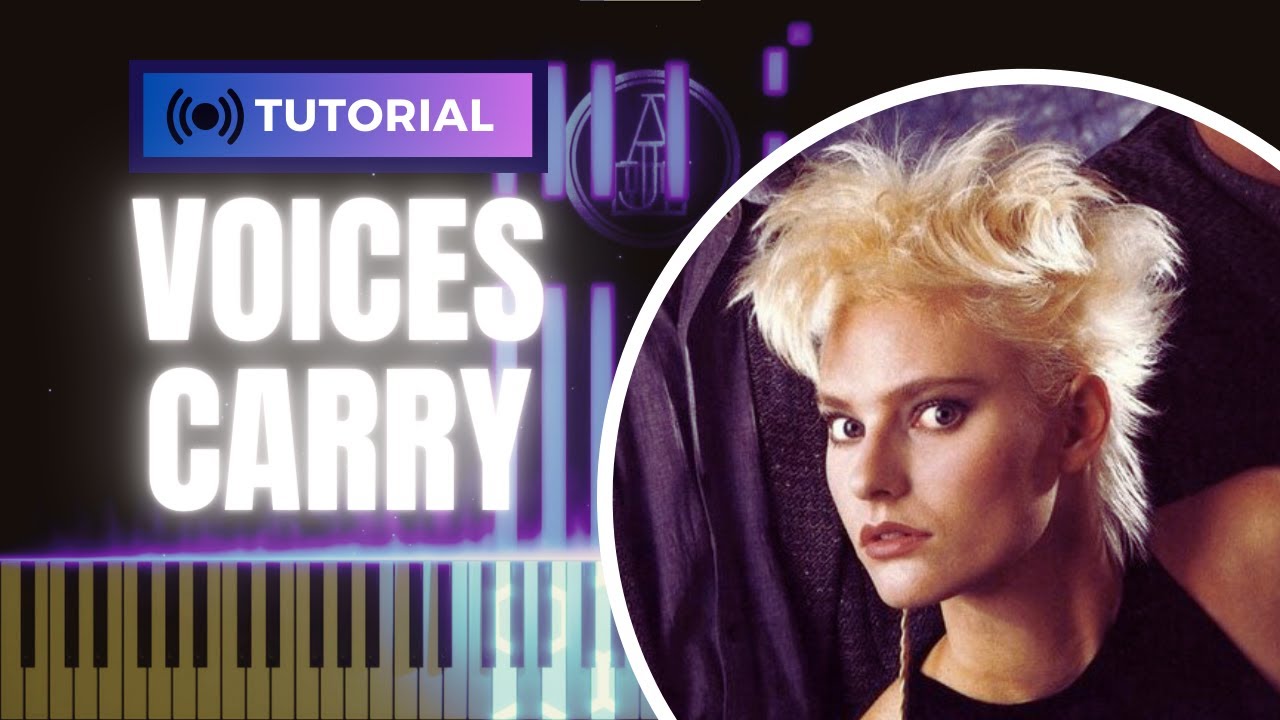 How To Play VOICES CARRY • 'Til Tuesday • Piano Version Tutorial「80's Pop Rock」 #pianotutorial
