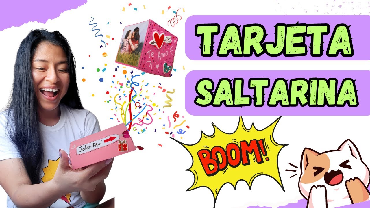 💌Como Hacer una TARJETA SALTARINA/Idea Divertida para ENAMORAR❤️🥰