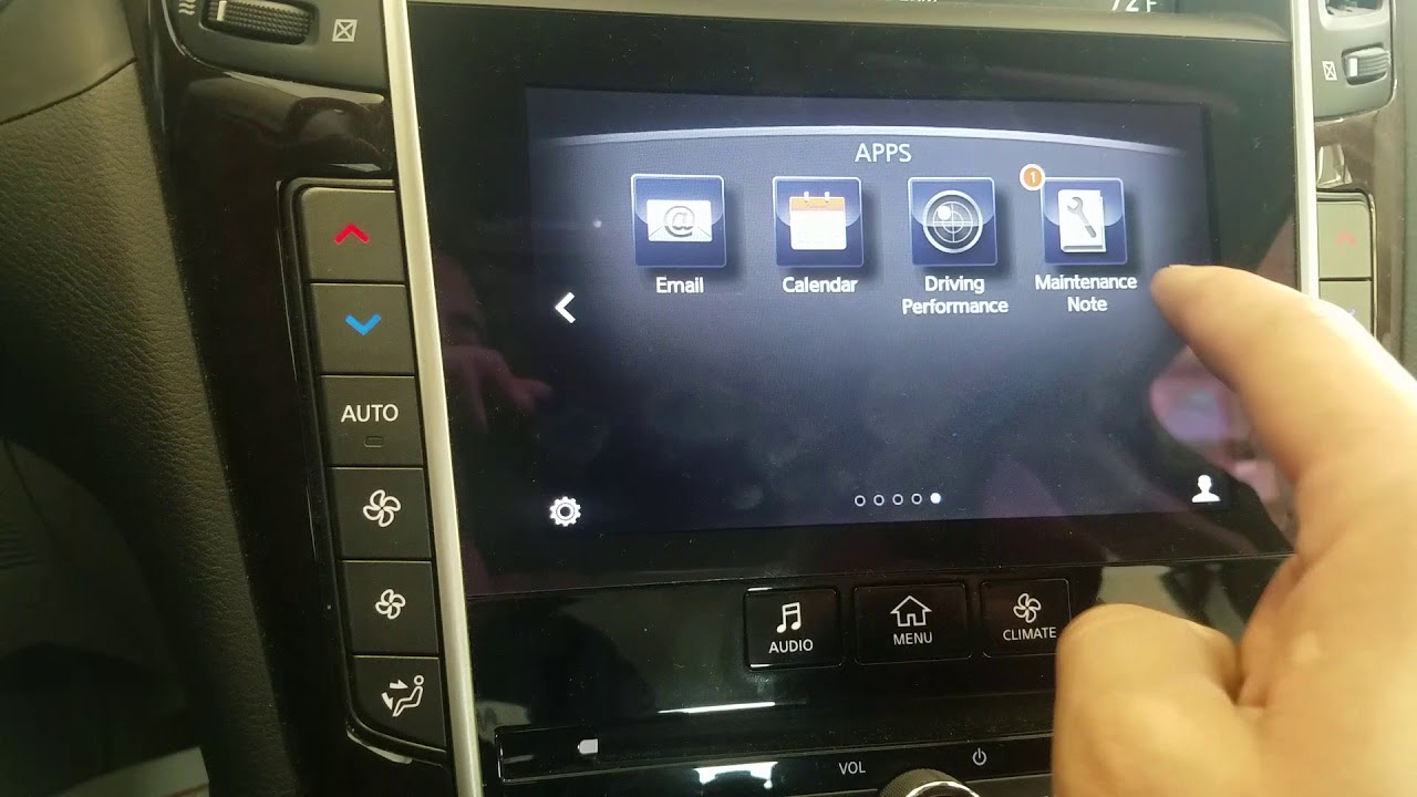 2013 - 2017  infiniti Q50 maintenance reset procedure